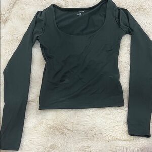 Hollister Deep Green Long Sleeve Top